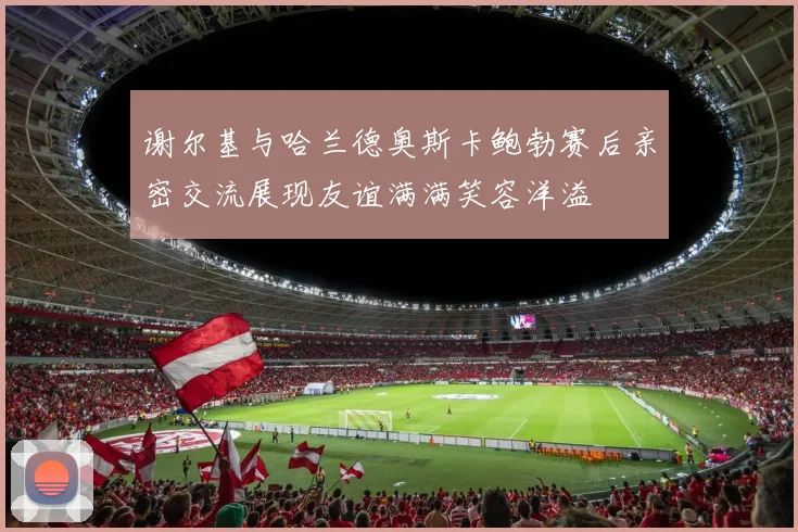 谢尔基与哈兰德奥斯卡鲍勃赛后亲密交流展现友谊满满笑容洋溢